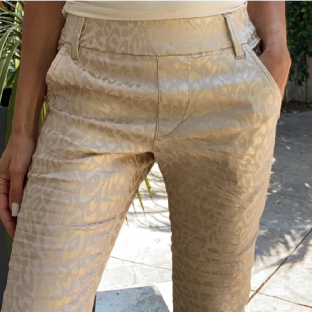 BEVY FLOG NWT Gold Leopard Shely size 30 - Picture 1 of 2